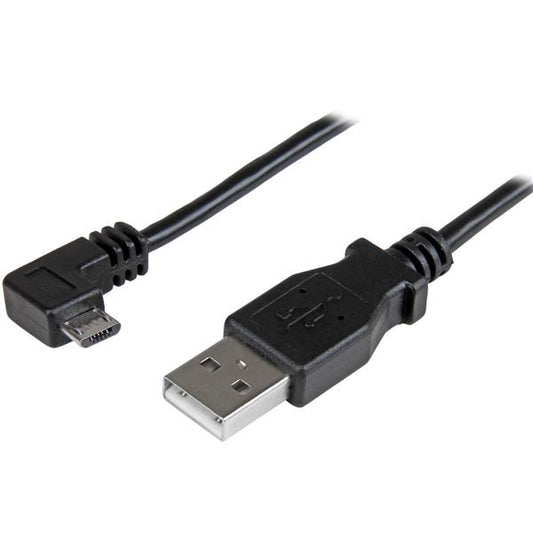 StarTech.com USBAUB2MRA USB cable USB 2.0 78.7" (2 m) USB A Micro-USB B Black