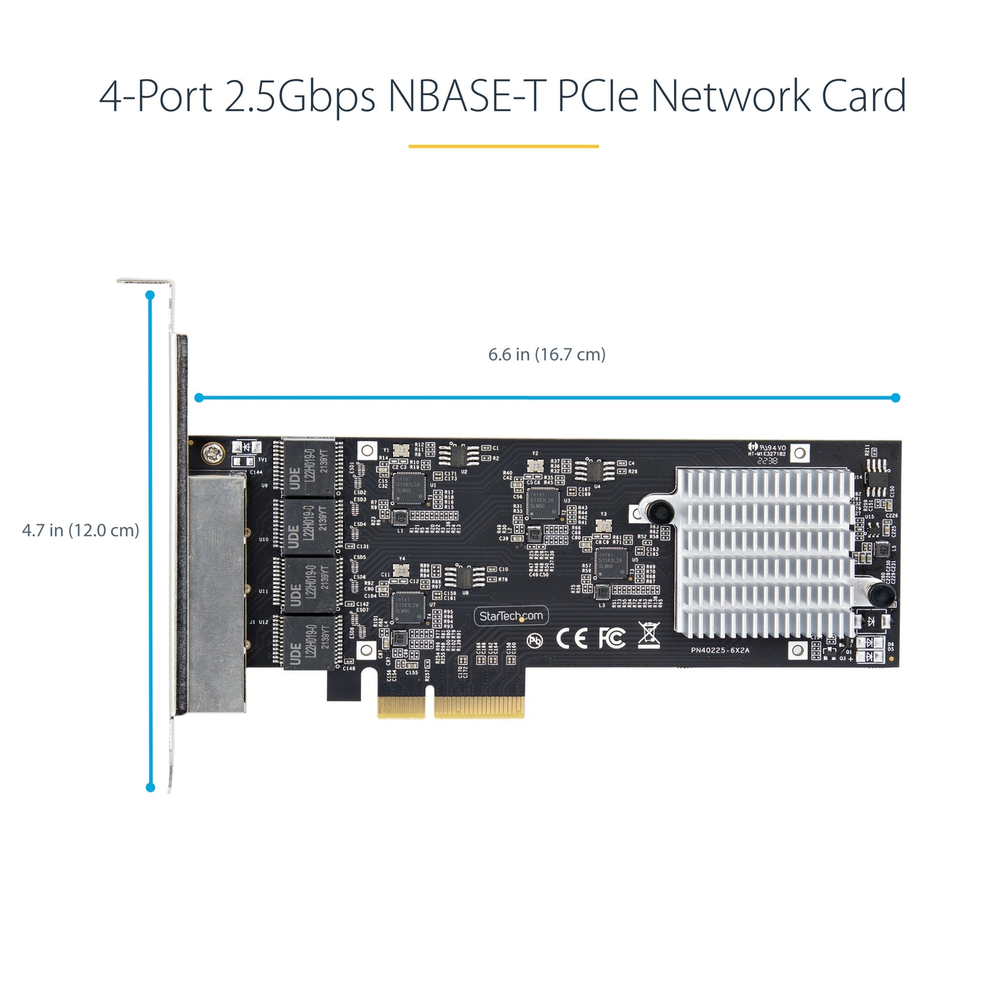 StarTech.com PR42GI-NETWORK-CARD network card Internal Ethernet 2500 Mbit/s