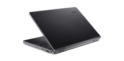 Acer TravelMate Spin B3 TMB311RN-33-C62J Intel® Celeron® N N100 Hybrid (2-in-1) 11.6" Touchscreen HD 8 GB LPDDR5-SDRAM 128 GB SSD Wi-Fi 6 (802.11ax) Windows 11 Pro Education Black