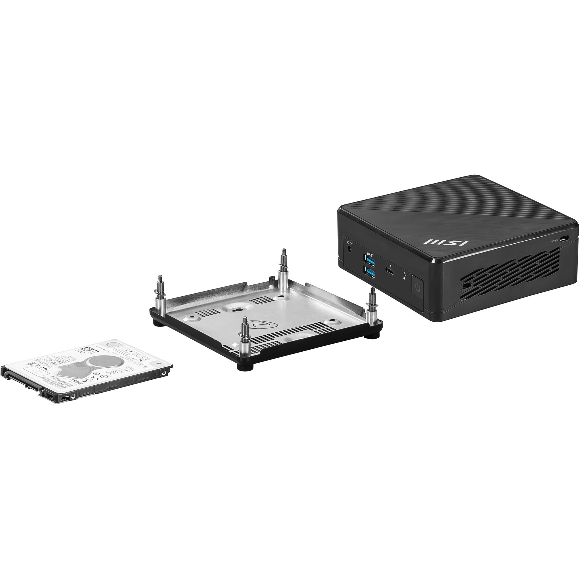 MSI Cubi 5 12M 401US Intel® Core™ i3 i3-1215U 8 GB DDR4-SDRAM 500 GB SSD Windows 11 Pro Mini PC Black