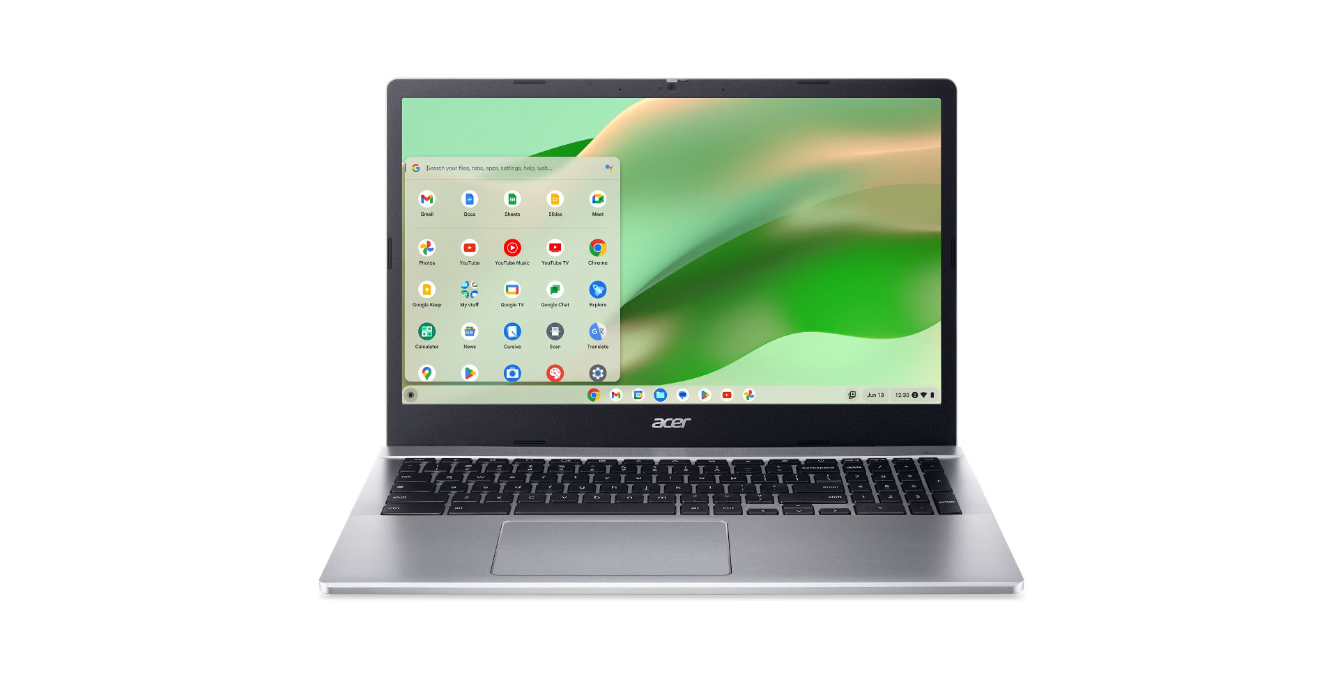 Acer Chromebook CB315-5H-C4Z5 Intel® N N100 15.6" Full HD 8 GB LPDDR5-SDRAM 64 GB SSD Wi-Fi 6E (802.11ax) ChromeOS Silver