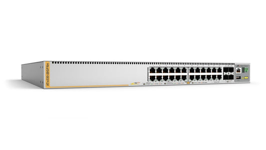 Allied Telesis X530-28GPXM Managed L3 Gigabit Ethernet (10/100/1000) Power over Ethernet (PoE) 1U Silver