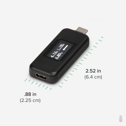 Plugable Technologies USBC-VAMETER3 power supply tester Black