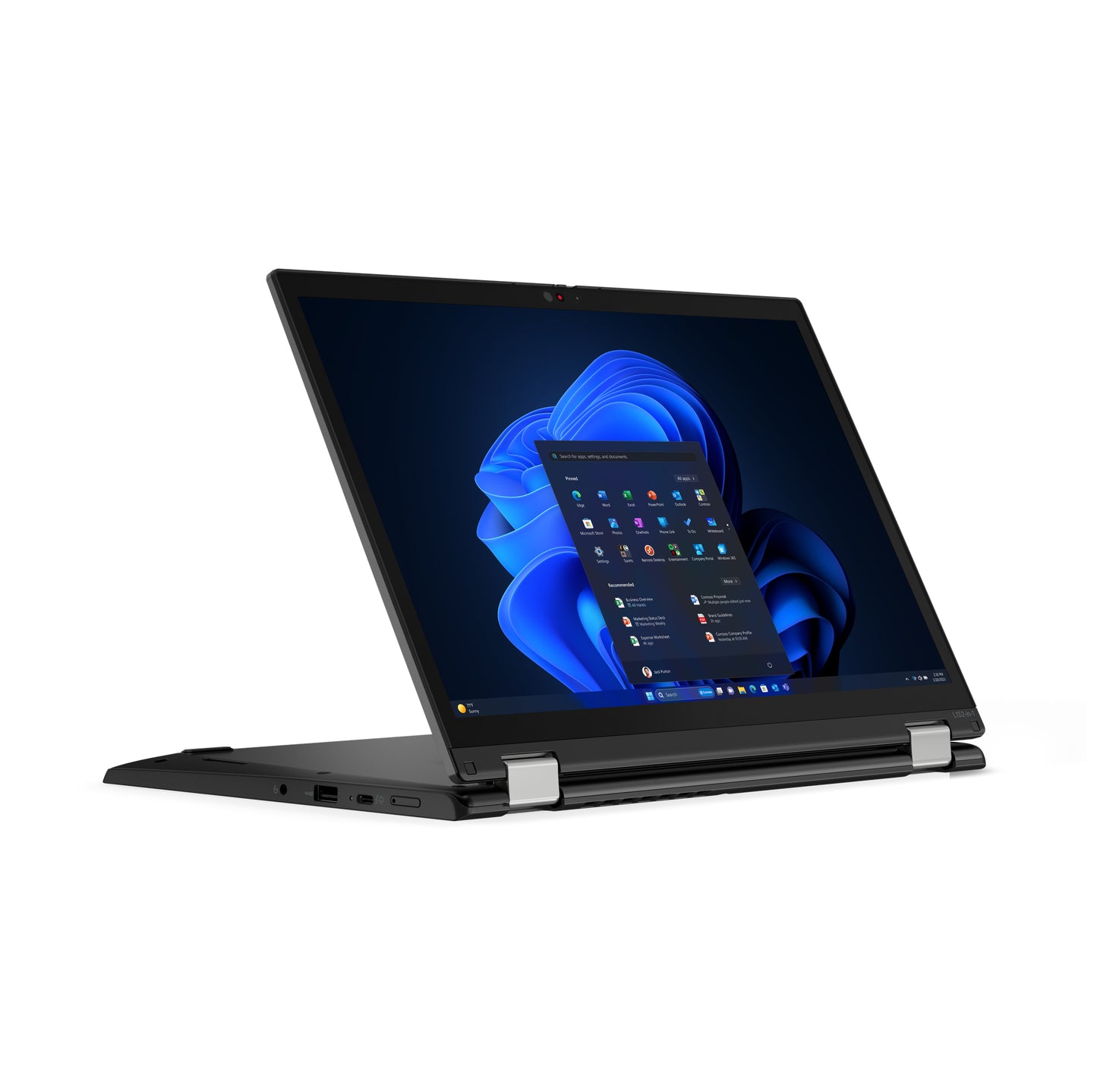 Lenovo ThinkPad L13 2-in-1 Gen 5 (Intel) Intel Core Ultra 5 135U Hybrid (2-in-1) 13.3" Touchscreen WUXGA 16 GB LPDDR5-SDRAM 256 GB SSD Wi-Fi 6E (802.11ax) Windows 11 Pro Black