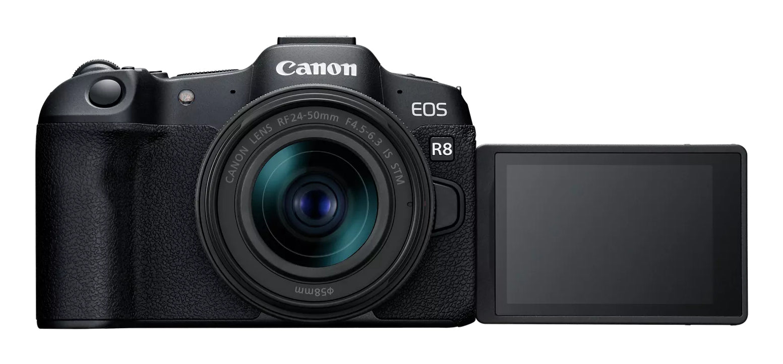 Canon EOS R8 RF 24-50mm F4.5-6.3 IS STM MILC 24.2 MP CMOS 6000 x 4000 pixels Black