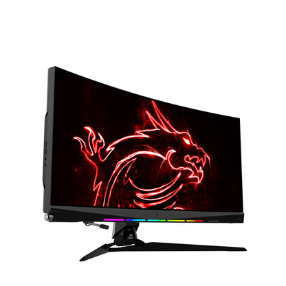 MSI Optix MEG381CQR PLUS computer monitor 37.5" 3840 x 1600 pixels UltraWide Quad HD+ LCD Black