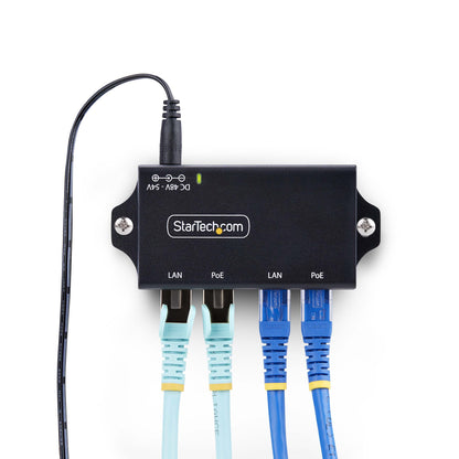 StarTech.com AF221C-POE-INJECTOR PoE adapter Fast Ethernet, Gigabit Ethernet