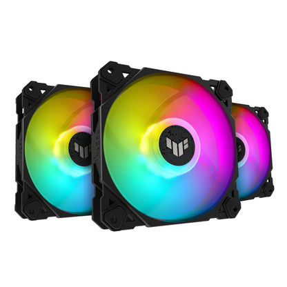 ASUS TUF GAMING TF120 ARGB 3IN1 Computer case Air cooler 4.72" (12 cm) Black