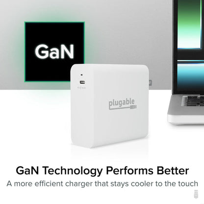 Plugable Technologies PS-EPR-140C1 mobile device charger Universal White AC Fast charging Indoor