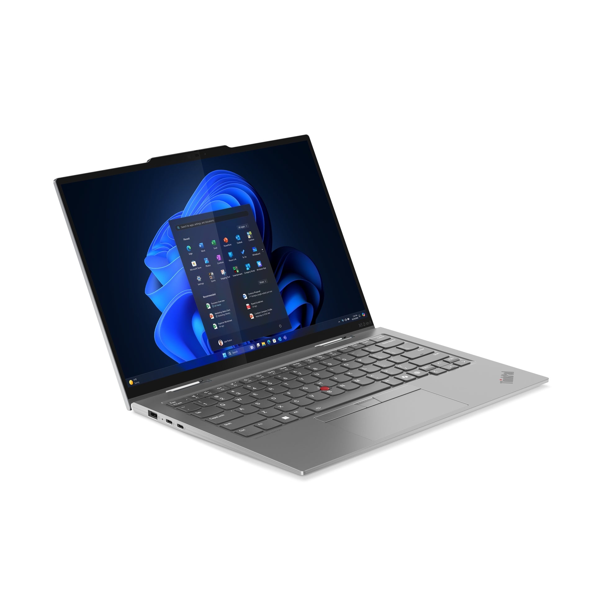 Lenovo ThinkPad X1 2-in-1 Gen 10 Aura Edition Copilot+ PC Intel Core Ultra 5 226V Hybrid (2-in-1) 14" Touchscreen WUXGA 16 GB LPDDR5x-SDRAM 512 GB SSD Wi-Fi 7 (802.11be) Windows 11 Pro English Gray