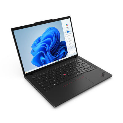 Lenovo ThinkPad T14 Gen 5 (AMD) AMD Ryzen™ 7 PRO 8840U Laptop 14" Touchscreen WUXGA 32 GB DDR5-SDRAM 1 TB SSD Wi-Fi 6E (802.11ax) Windows 11 Pro English Black