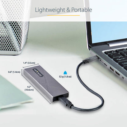 StarTech.com M2-USB-C-NVME-SATA storage drive enclosure SSD enclosure Gray M.2