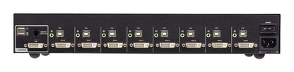 ATEN CS1188D4 KVM switch Rack mounting Black