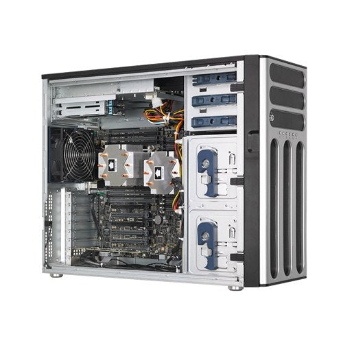 ASUS TS700-E8-RS8 V2 Intel® C612 LGA 2011-v3 Tower (5U) Black, Silver