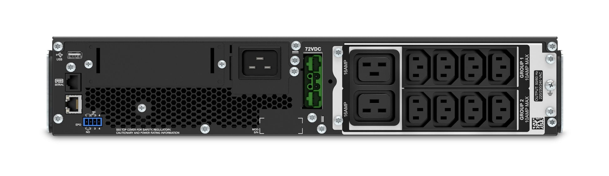 APC Smart-UPS uninterruptible power supply (UPS) Double-conversion (Online) 2.2 kVA 1980 W 10 AC outlet(s)