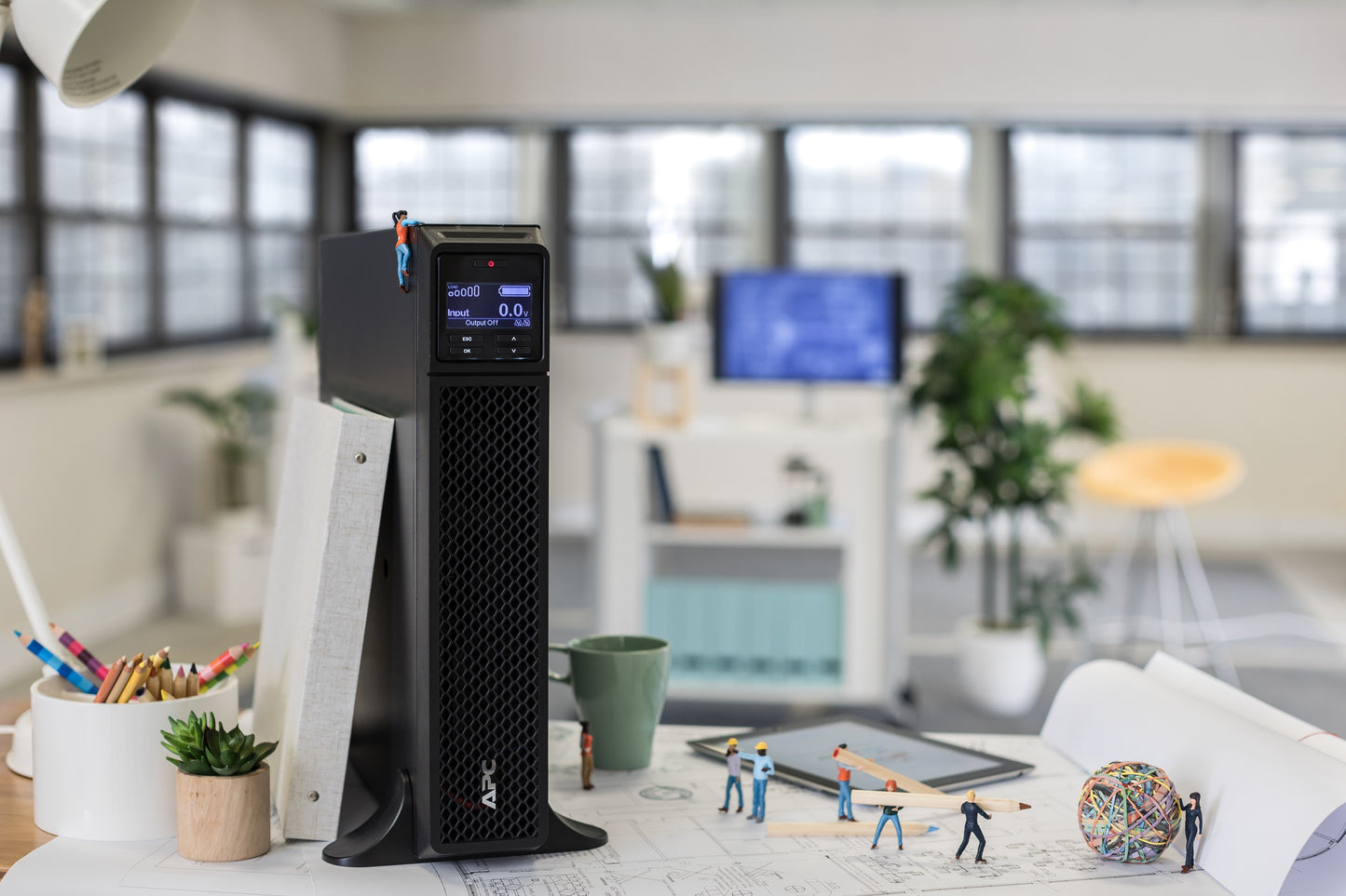 APC Smart-UPS On-Line uninterruptible power supply (UPS) Double-conversion (Online) 2.2 kVA 1980 W 10 AC outlet(s)