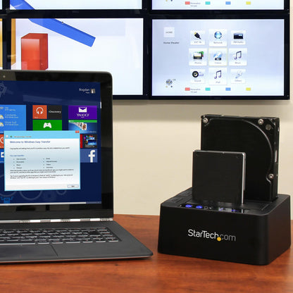 StarTech.com SDOCK2U313R media duplicator HDD duplicator Black 2 copies