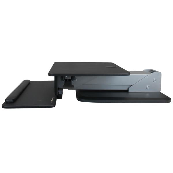 StarTech.com ARMSTS multimedia cart/stand Black, Silver Flat panel Multimedia stand