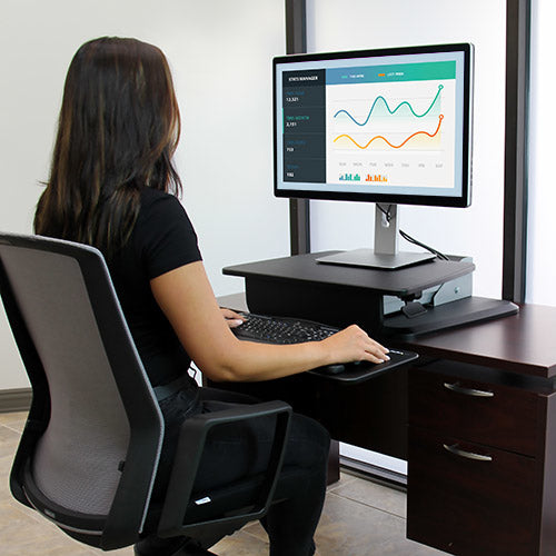 StarTech.com ARMSTS multimedia cart/stand Black, Silver Flat panel Multimedia stand