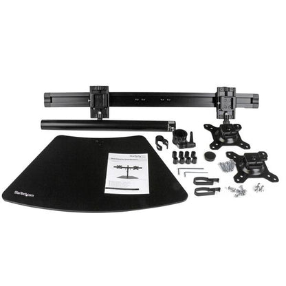 StarTech.com ARMBARDUO monitor mount / stand 24" Desk Black