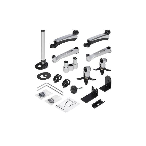 StarTech.com ARMDUAL30 monitor mount / stand 30" Desk Black, Silver