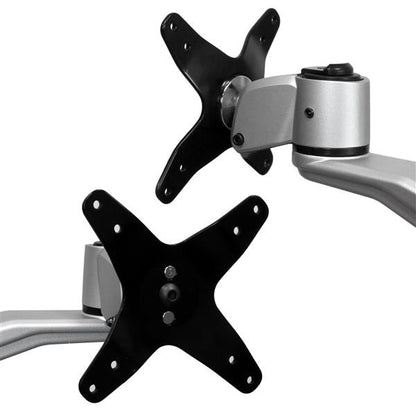 StarTech.com ARMDUAL30 monitor mount / stand 30" Desk Black, Silver