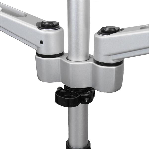 StarTech.com ARMDUAL30 monitor mount / stand 30" Desk Black, Silver