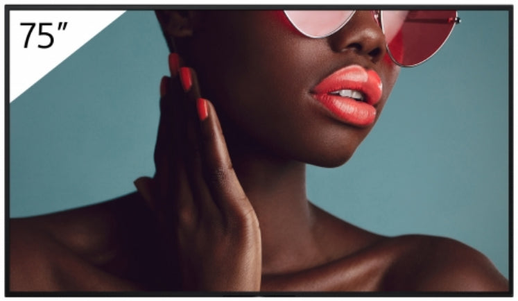 Sony FW-75BZ40L signage display Digital signage flat panel 75" LCD Wi-Fi 700 cd/m² 4K Ultra HD Black Android 24/7