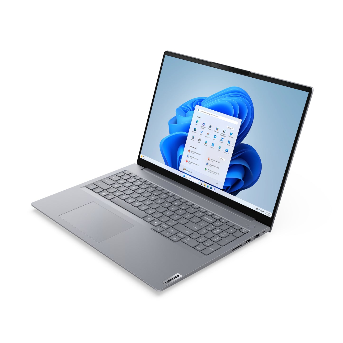 Lenovo ThinkBook 16 G8 IAL Intel Core Ultra 7 255H Laptop 16" Touchscreen WUXGA 16 GB DDR5-SDRAM 512 GB SSD Wi-Fi 6E (802.11ax) Windows 11 Pro Gray