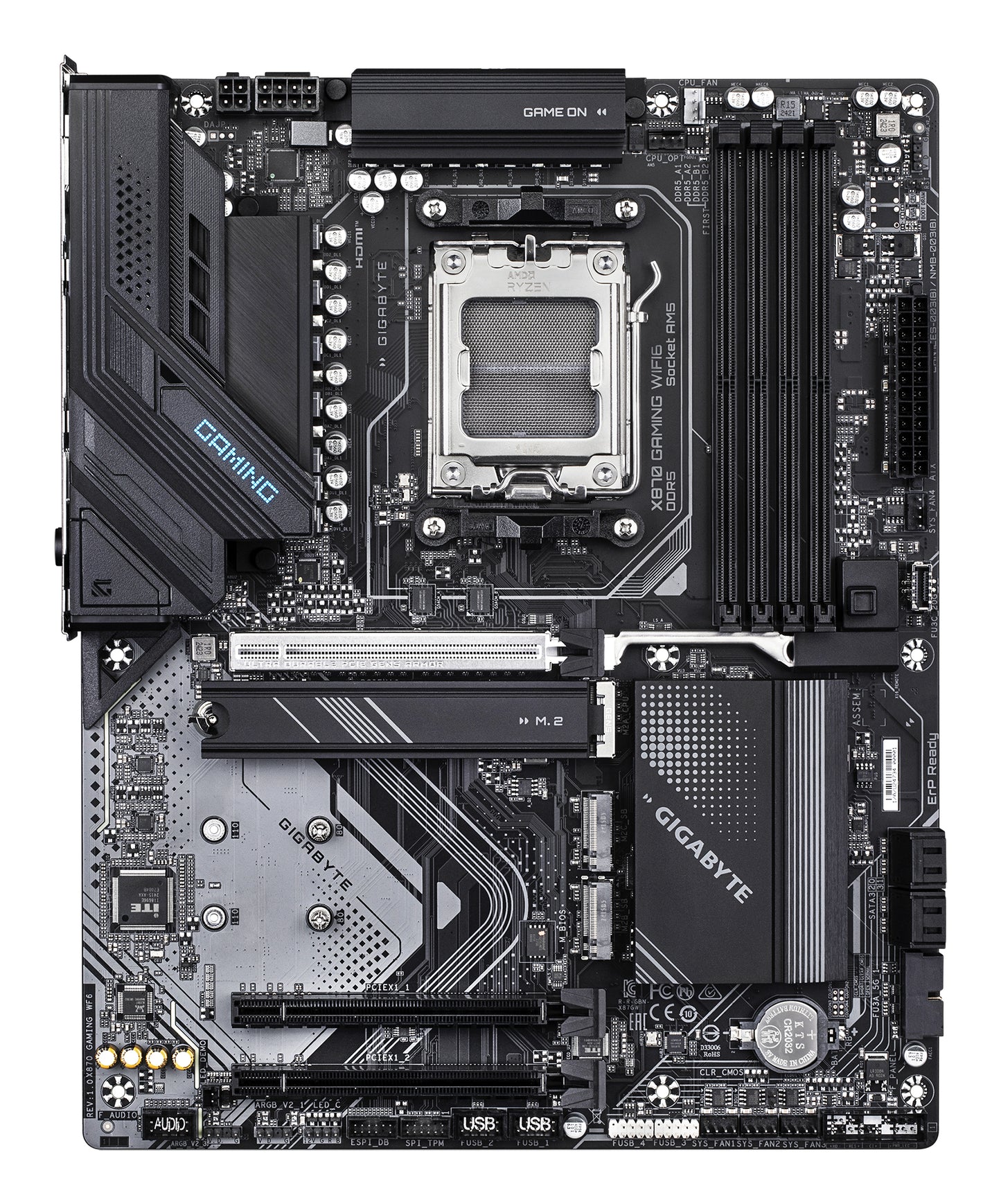 GIGABYTE X870 GAMING WIFI6 AMD X870 Socket AM5 ATX