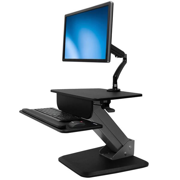 StarTech.com BNDSTSSLIM multimedia cart/stand Black Flat panel Multimedia stand
