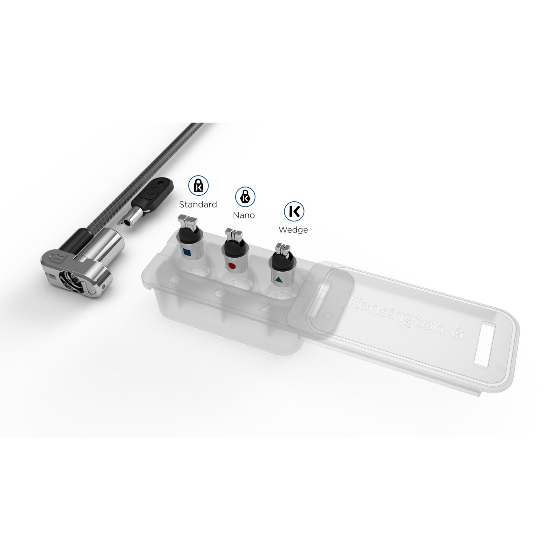 Kensington Replacement Lock Head Tips for Universal 3-in-1 Laptop Lock