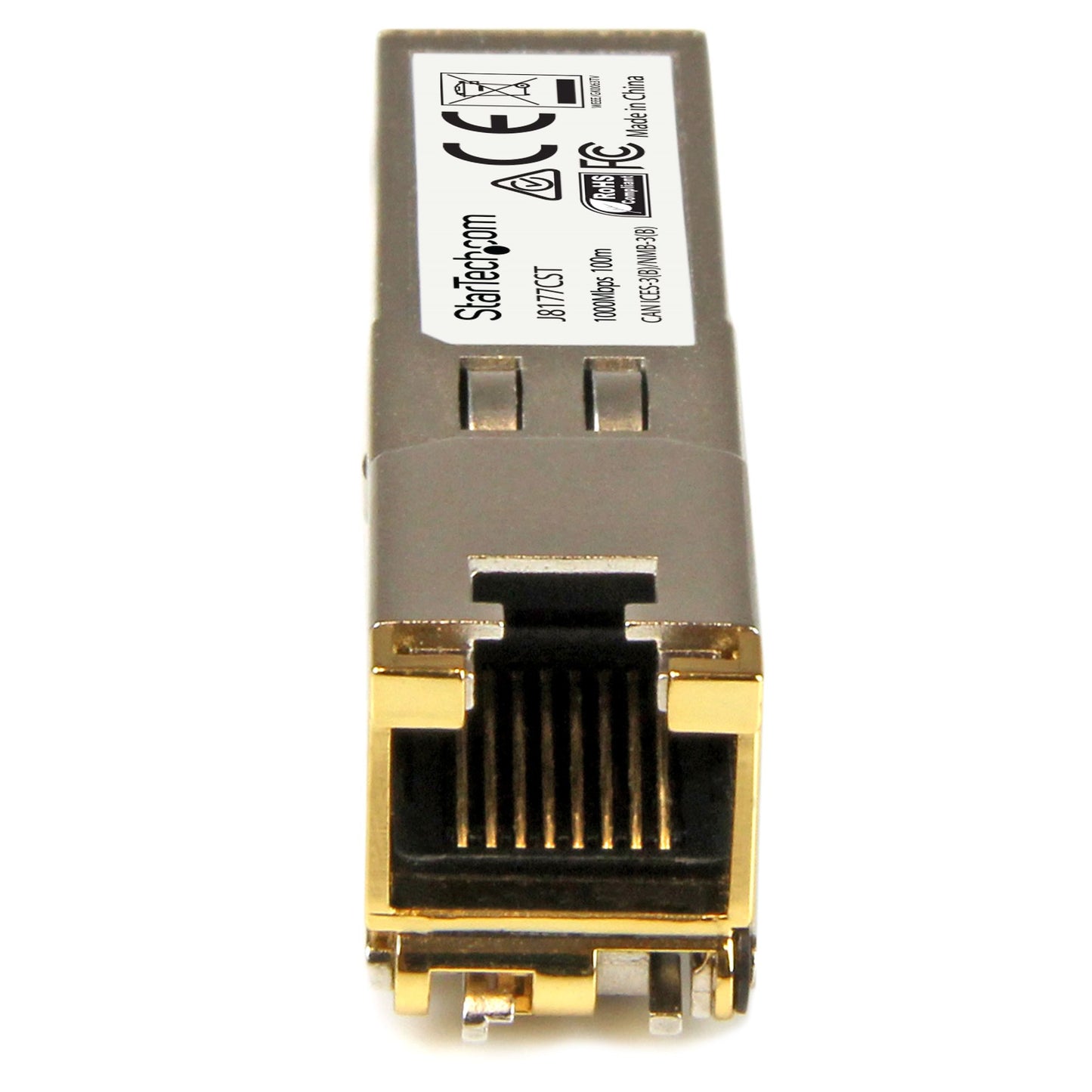 StarTech.com J8177CST network transceiver module Copper 1000 Mbit/s SFP