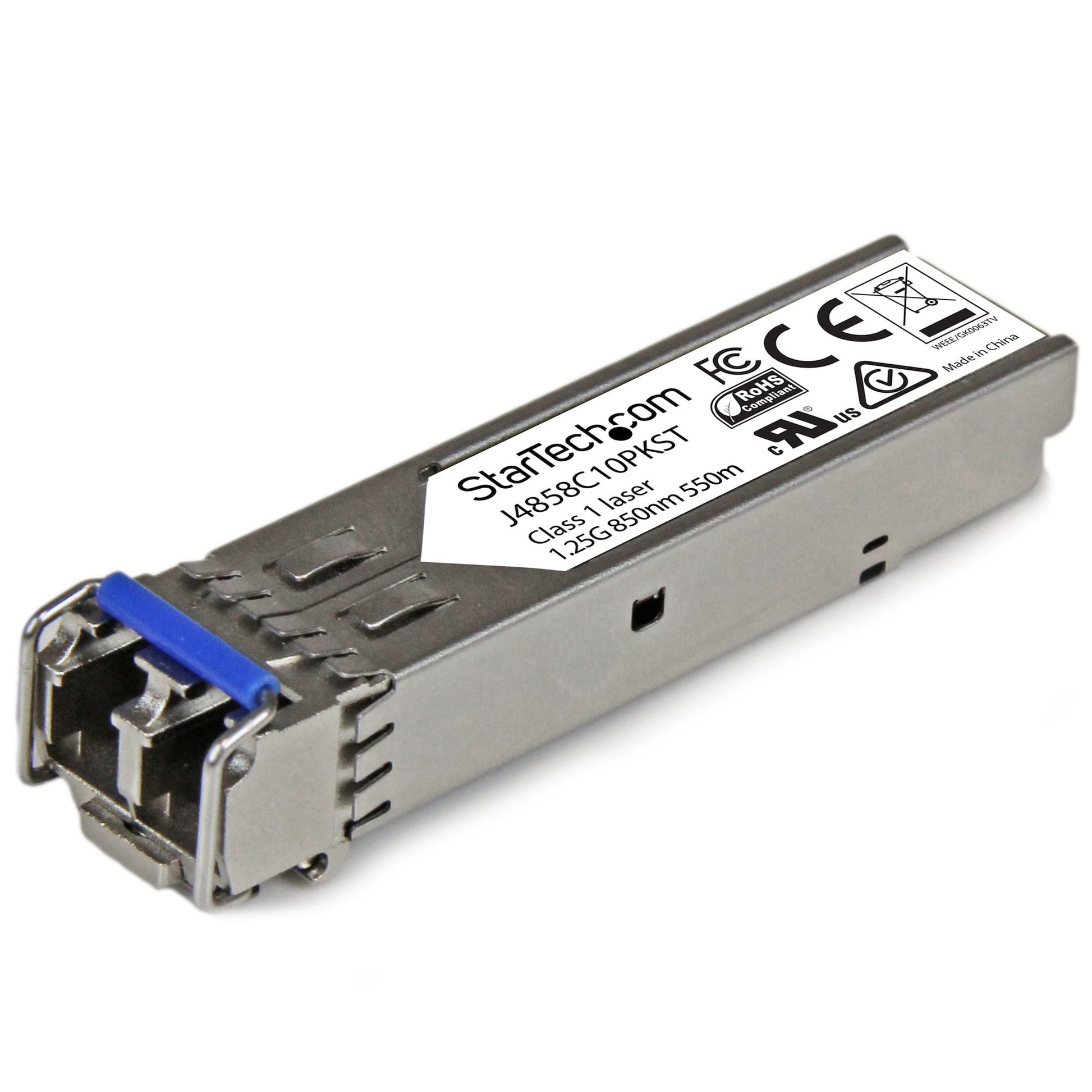 StarTech.com J4859C10PKST network transceiver module Fiber optic 1250 Mbit/s SFP 1310 nm