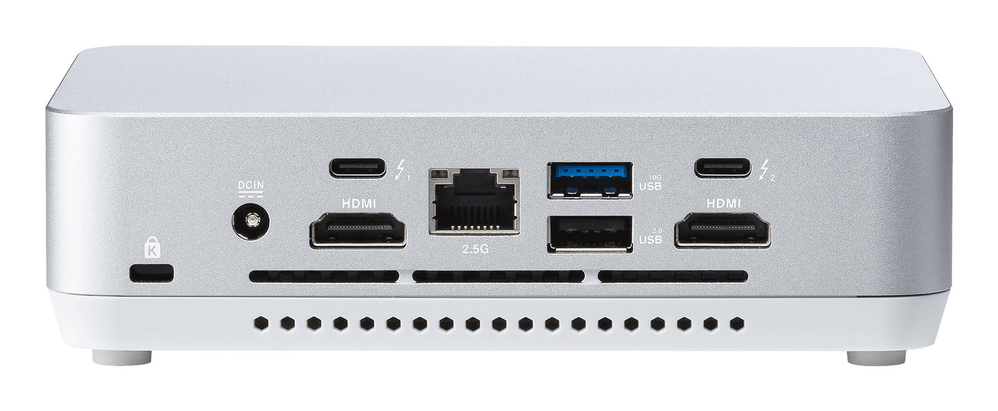 ASUS NUC 14 Pro+ RNUC14RVSU9089AUI Intel Core Ultra 9 185H 32 GB DDR5-SDRAM 1 TB SSD Windows 11 Home Mini PC Silver
