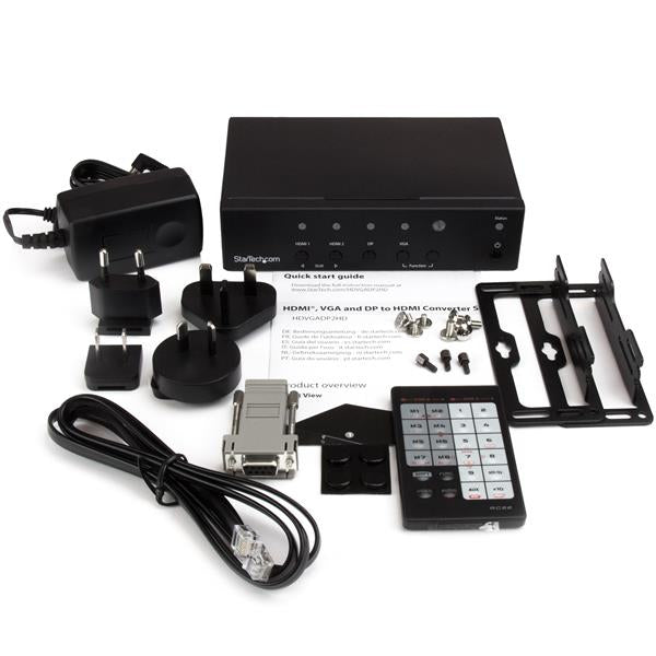 StarTech.com HDVGADP2HD video switch HDMI/VGA/DisplayPort