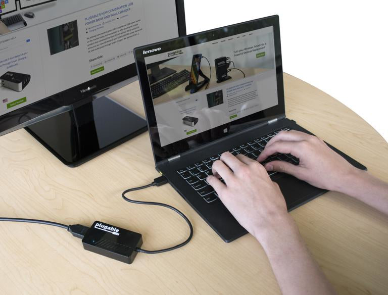 Plugable Technologies UGA-2KHDMI video cable adapter USB Type-A HDMI Black