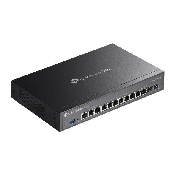 TP-Link Omada ER7412-M2 wired router 2.5 Gigabit Ethernet, Gigabit Ethernet Black