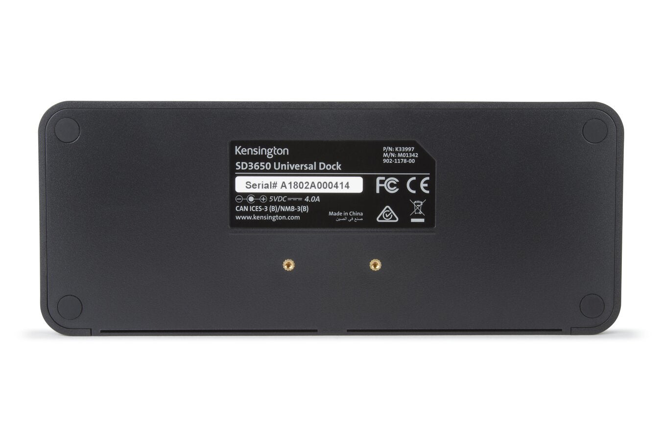 Kensington SD3650 5Gbps USB 3.0 Dual 2K Docking Station - DisplayPort & HDMI - Windows