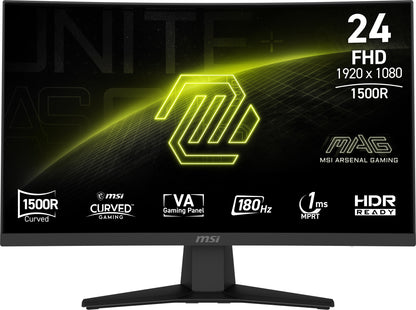 MSI MAG 244C computer monitor 23.6" 1920 x 1080 pixels Full HD LCD Black
