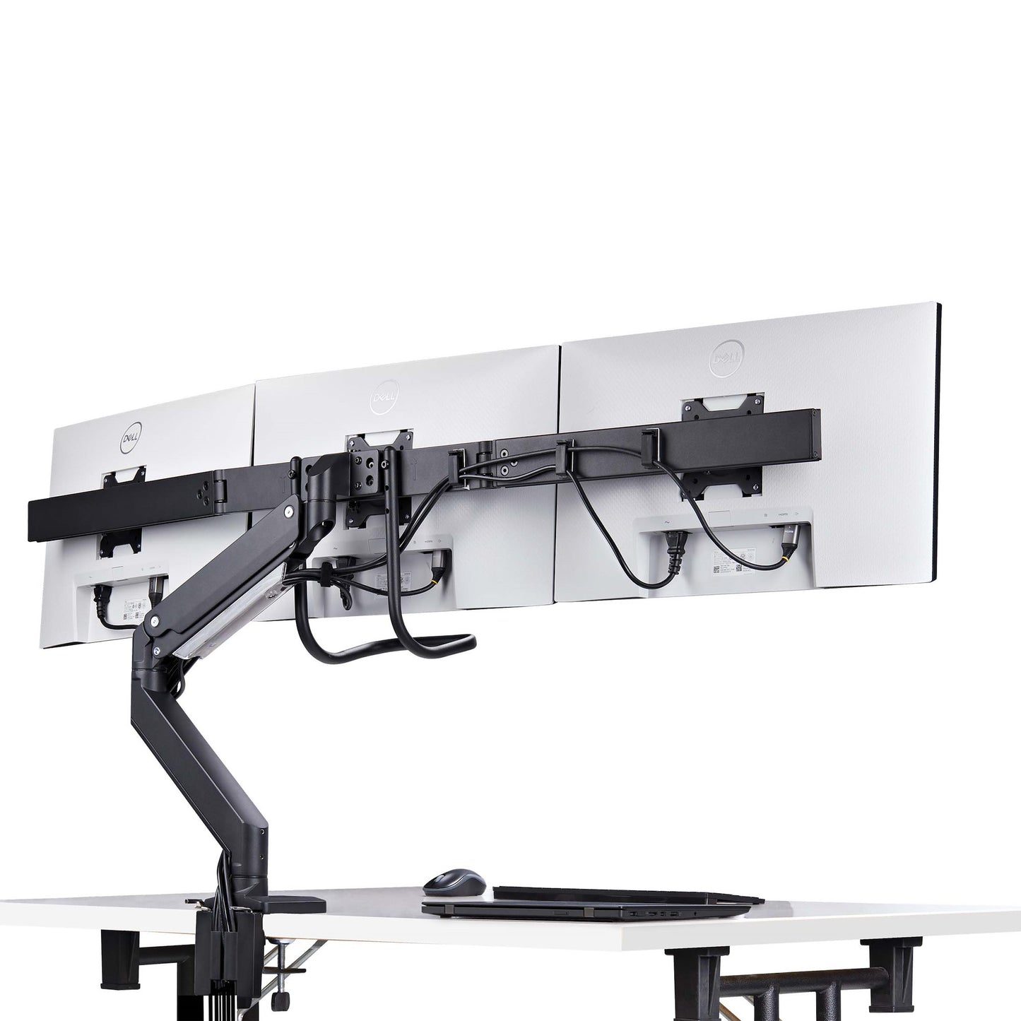 StarTech.com 3M1A3SG-MONITOR-ARM monitor mount / stand 27" Desk Black, Silver