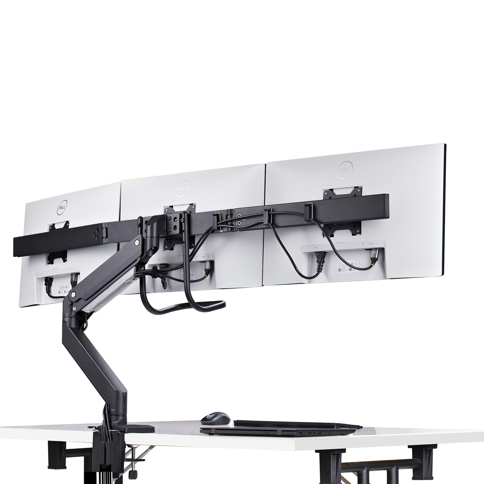 StarTech.com 3M1A3SG-MONITOR-ARM monitor mount / stand 27" Desk Black, Silver