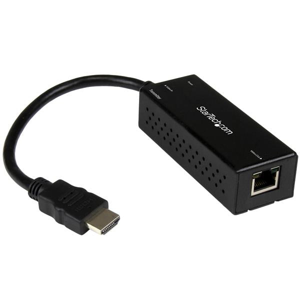 StarTech.com ST121HDBTDK AV extender AV transmitter & receiver Black