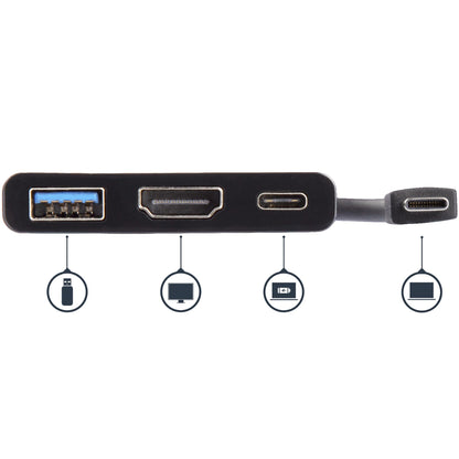 StarTech.com CDP2HDUACP laptop dock/port replicator Wired USB 3.2 Gen 1 (3.1 Gen 1) Type-C Black
