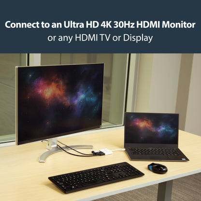 StarTech.com CDP2HDUACPW laptop dock/port replicator Wired USB 3.2 Gen 1 (3.1 Gen 1) Type-C White