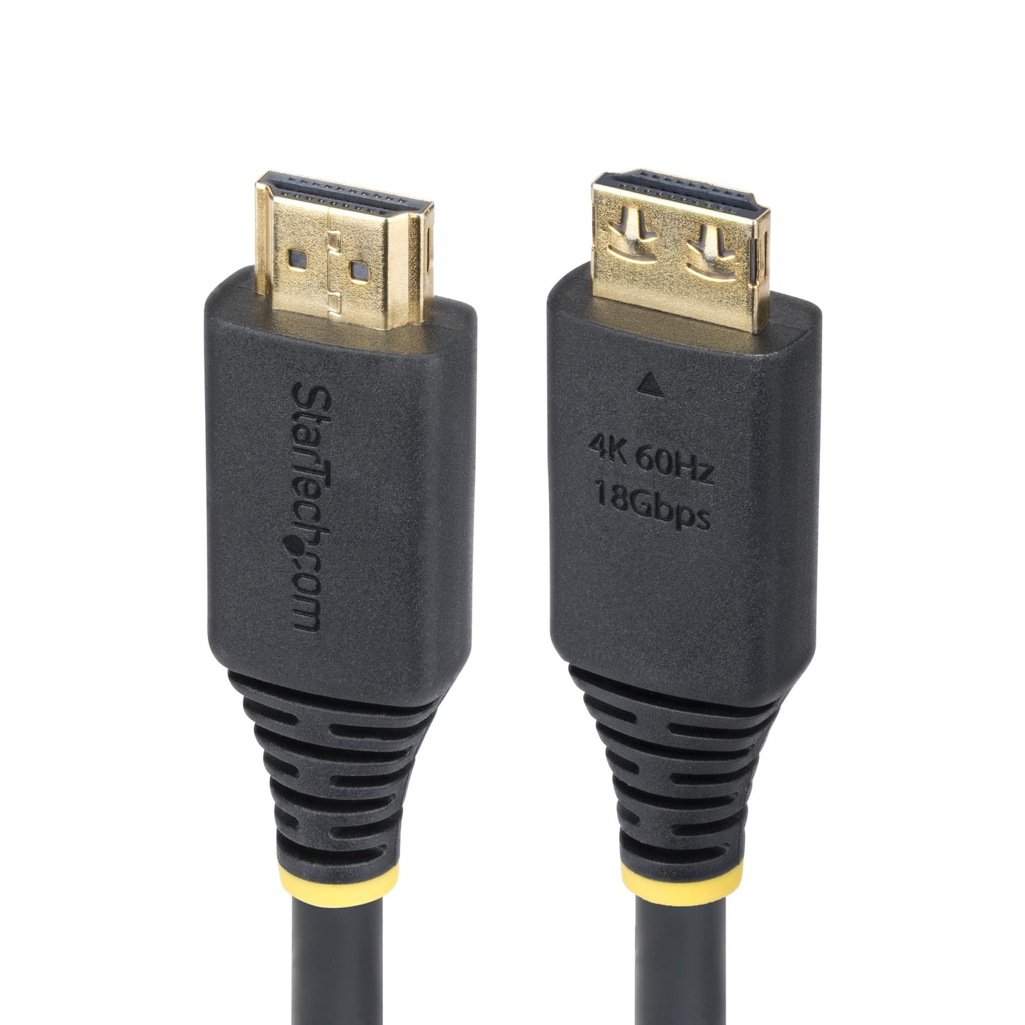 StarTech.com HDMI2-CABLE-GRIP-3F HDMI cable 35.4" (0.9 m) HDMI Type A (Standard) Black