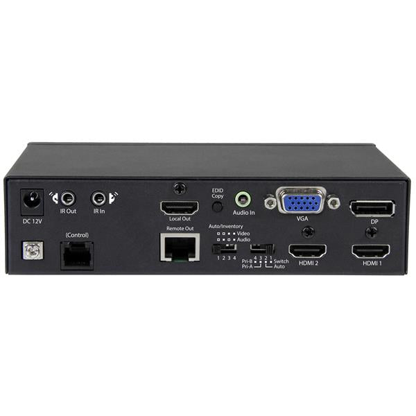 StarTech.com STDHVHDBT AV extender AV transmitter & receiver Black