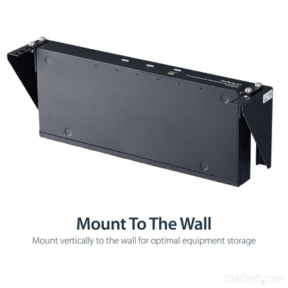 StarTech.com RK219WALLV rack cabinet 2U Wall mounted rack Black