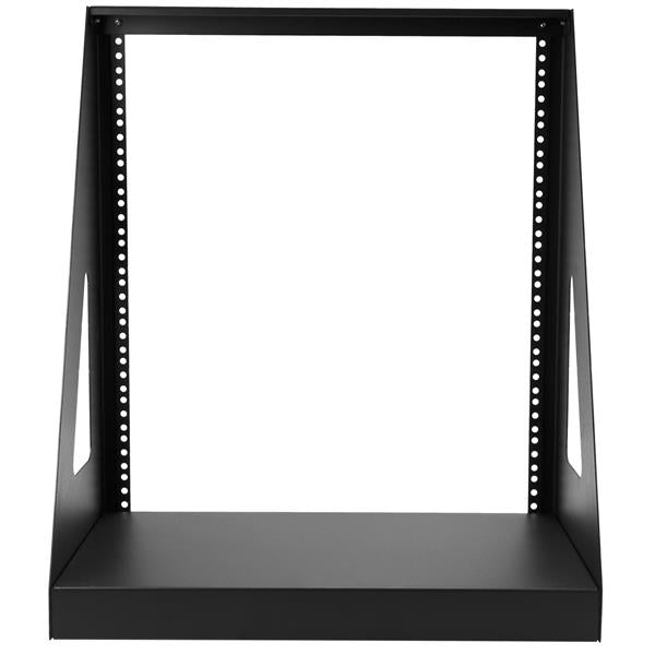 StarTech.com 2POSTRACK12 rack cabinet 12U Freestanding rack Black