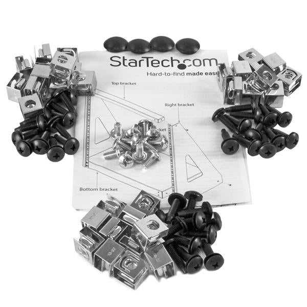 StarTech.com 2POSTRACK12 rack cabinet 12U Freestanding rack Black